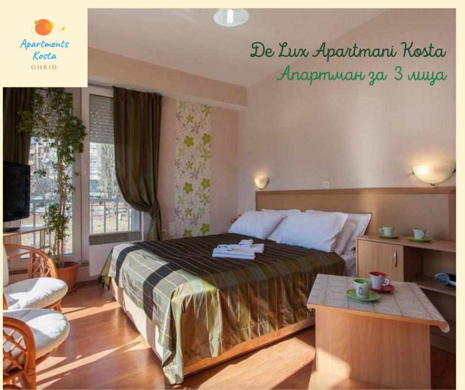 De Lux Apartments Kosta Center Οχρίδα Εξωτερικό φωτογραφία