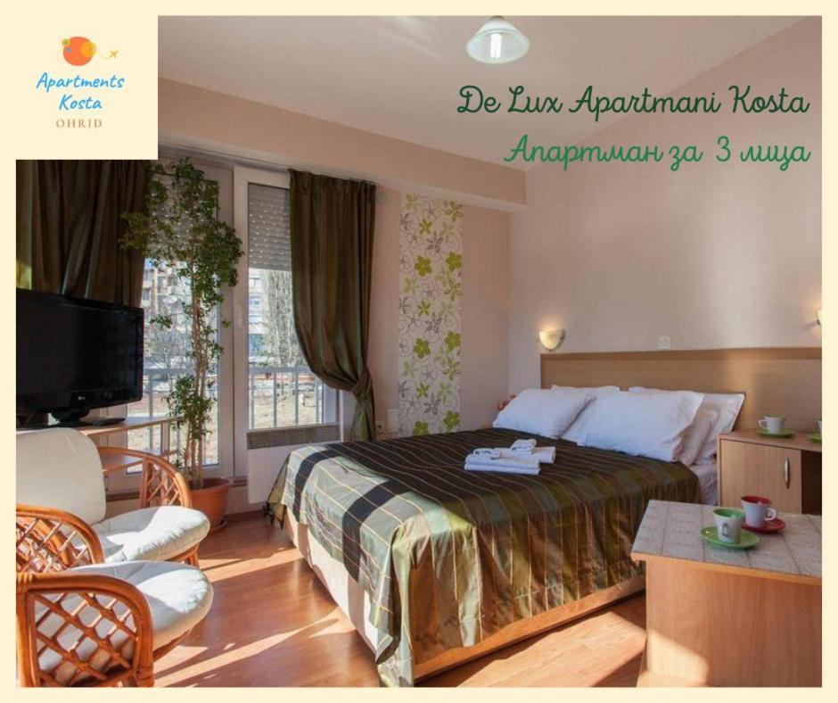 De Lux Apartments Kosta Center Οχρίδα Εξωτερικό φωτογραφία