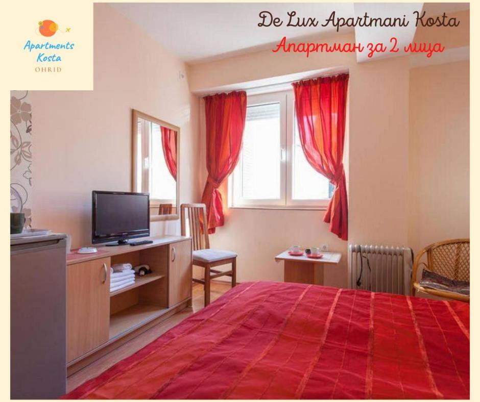 De Lux Apartments Kosta Center Οχρίδα Εξωτερικό φωτογραφία