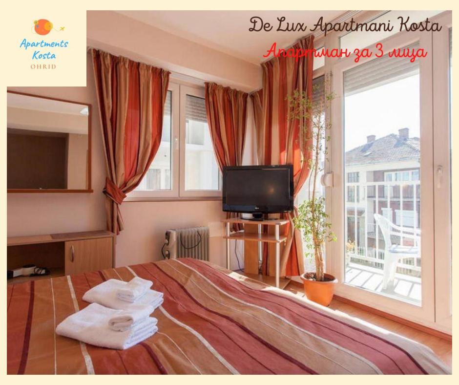De Lux Apartments Kosta Center Οχρίδα Εξωτερικό φωτογραφία