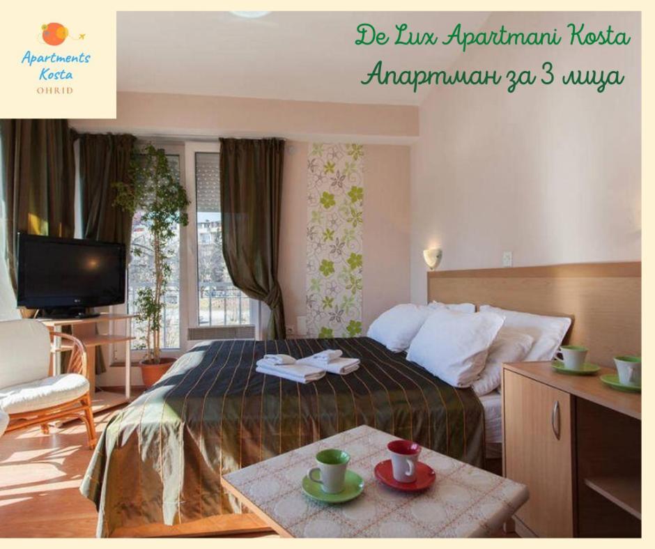 De Lux Apartments Kosta Center Οχρίδα Εξωτερικό φωτογραφία