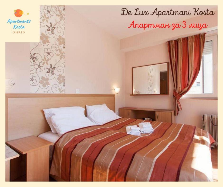 De Lux Apartments Kosta Center Οχρίδα Εξωτερικό φωτογραφία